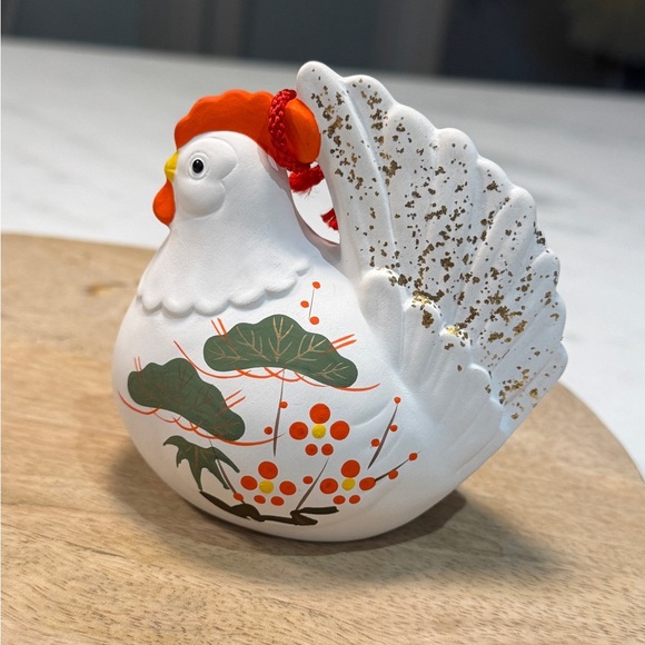 Japanese Clay Bell Rooster Chinese zodiac - Picture 1 of 4